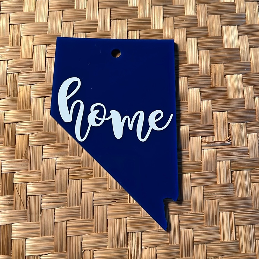 *NEW* State of Nevada “Home” acrylic ornament
